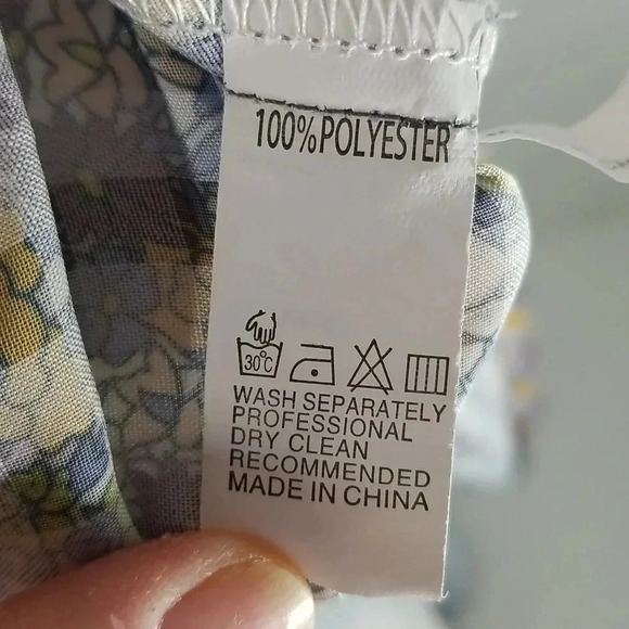 {AVANTLOOK} Printed High Collar Dress In Purple Multi - Picture 16 of 17